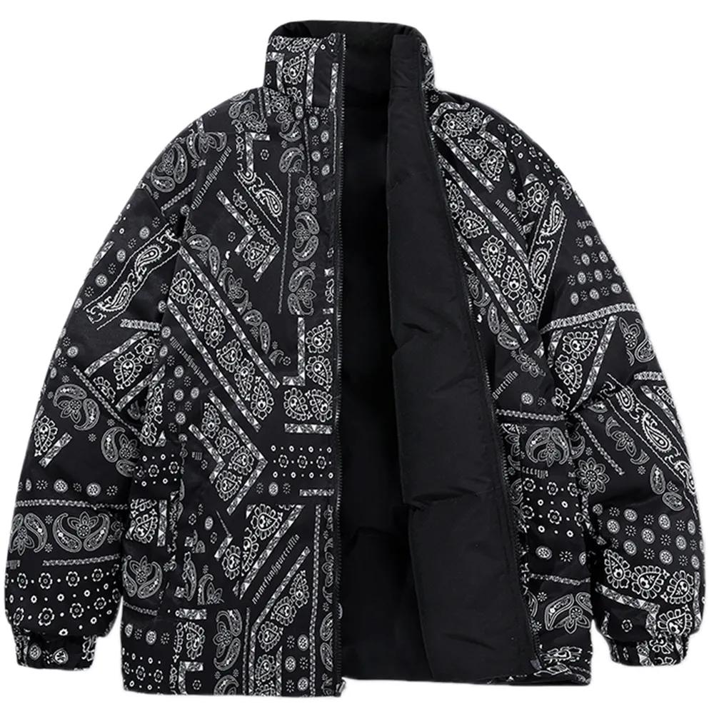 2022 겨울 재킷 남성용 리버시블 파카, 두껍고 따뜻한 코트, 스트리트웨어 재킷, 여성 패션 아웃웨어 코트, 오버사이즈